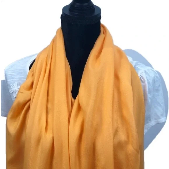 Beautiful Orange Sorbet Summer Scarf - Picture 3 of 7